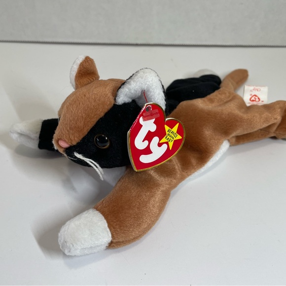TY 1996 “Chip” the Calico Cat Beanie Baby - Picture 1 of 9